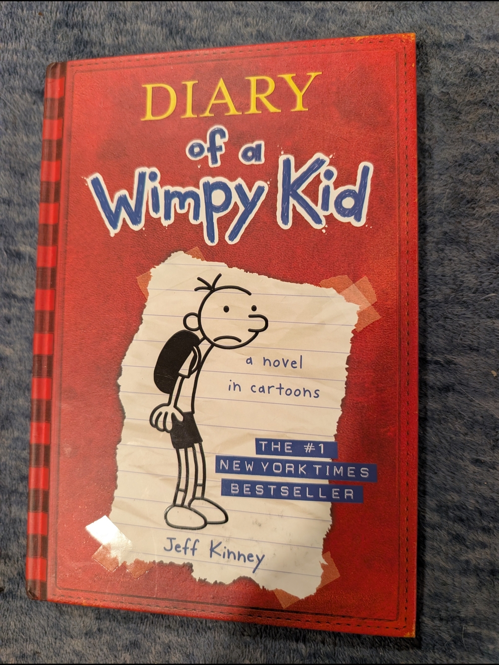 NWOT Diary of a Wimpy Kid by Jeff Kinney - Red Hardcover - Picture 2 of 4